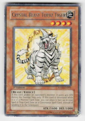 Force of the Breaker #FOTB-EN004 Crystal Beast Topaz Tiger - Image 1 of 2
