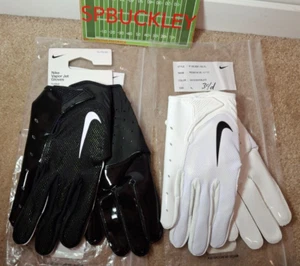 NIKE VAPOR JET 7.0 V2 RECEIVER FOOTBALL GLOVES, NFL TEAM ISSUED, FN0283, NEW - Picture 1 of 4