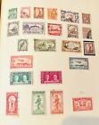 Belle collection de timbres Nouvelle-Zélande années 1930 sur page MH, MNH, d'occasion