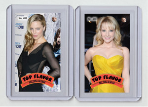 Melissa Rauch rare MH Top Flavor #'d x/3 Tobacco card no. 490