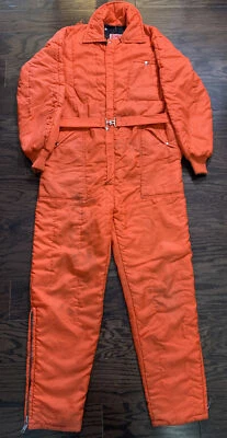 Ropa de moto de nieve Thermorama vintage esquí de nieve traje de invierno para hombre naranja mediano Foto 1 de 4