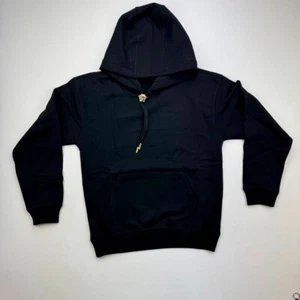 VERSACE La Medusa Hoodie Sweatshirt Long Sleeves Black Men - Picture 1 of 10