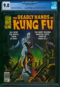 Deadly Hands of Kung Fu #22 ⭐ CGC 9.0 ⭐ ¡1er JACK OF HEARTS! Revista Marvel 1976 - Imagen 1 de 2