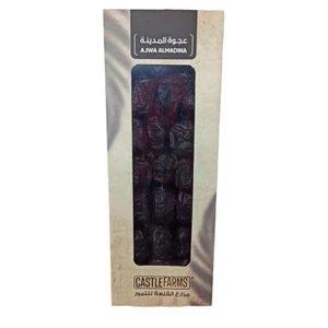 Castle Farms AJWA ALMADINA Dates, 400g – Premium Saudi Arabian Dates Ultra-Sweet - Bild 1 von 3