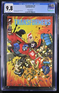 Transformers #1 Ryan Ottley Variant CGC 9.8 - Picture 1 of 3