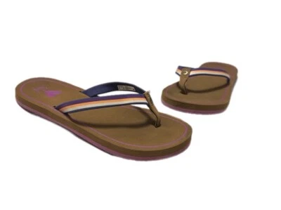 Girls shoes Reef Devy Sandals - Girls Flip Flops - Size 13/1 Purple/Multi - Изображение 1 из 4
