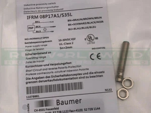 1 szt. Nowy do czujnika zbliżeniowego Baumer IFRM 08P17A1 / S35L - Zdjęcie 1 z 3