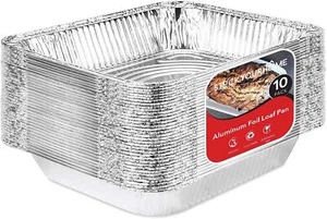 Disposable 9x13 Aluminum Foil Pans (10 Pack) - Deep Steam Table Trays - Picture 1 of 7