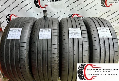 4 PNEUMATICI DI OCCASIONE 235/55/19 GOODYEAR ESTIVE 75% GOMME 235 55 19 - Immagine 1 di 4