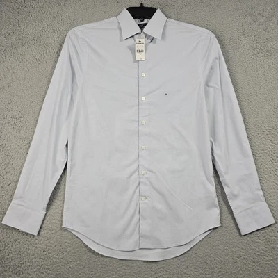 Camisa IMX Express Para Hombres Azul Extra Pequeña XS Abotonada Ajustada Manga Larga Vestido Nueva con Etiquetas Foto 1 de 4