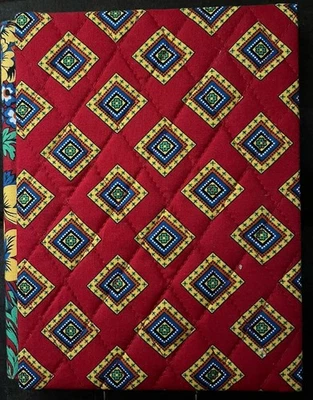 Vera Bradley - Estampado de tela acolchada - Marco de fotos doble Foto 1 de 2