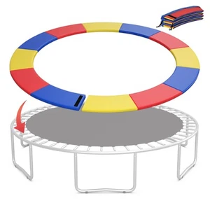 Universal 16FT Split Trampoline Spring Cover w/Hook & Loop Fastener Waterproof - Picture 1 of 11