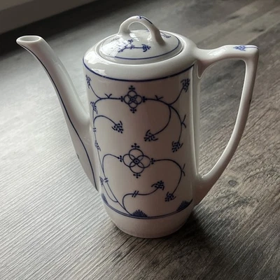 KAHLA Kaffee-/Teekanne "Blau Saks" - Top Zustand! - Bild 1 von 3