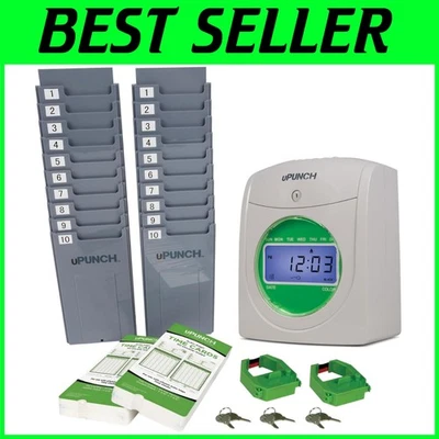 Small Business Time Clock Bundle with 100 Time Cards - Image 1 of 4