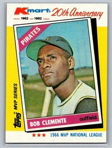 1982 Topps K-Mart Anniversary MVP Roberto Clemente #10 - Picture 1 of 2