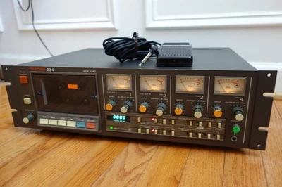 Tascam 234 Syncaset Rackmount 4 Track Cassette Tape Recorder Very Nice Working* - Image 1 of 4