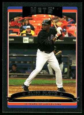 Cliff Floyd New York Mets 2006 Topps negro #235 SN/55 Foto 1 de 2