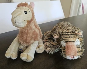 Ganz Webkinz No Tag/code Plush Tiger (Retired) And Camel - Picture 1 of 21