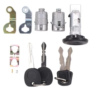 Set of 3 Ignition Switch Door Lock Cylinder w/Keys for Chevrolet Avalanche Bl... - Picture 1 of 5