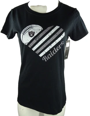Camiseta de manga corta para mujer Las Vegas Raiders NFL G-III 4her Foto 1 de 4