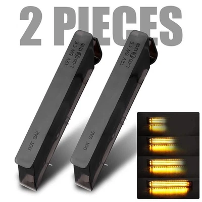 Sequential LED Under Side Mirror Turn Signal Light For Ford F150 Lincoln Mark LT - Image 1 of 4