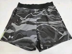 Pantalones Cortos para Correr Under Armour Para Hombres Forrados Bolsillos SpeedPocket Gris Camuflaje L #7566 - Imagen 1 de 10