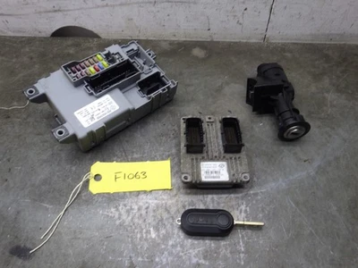 Fiat 500 2009 Lock Set ECU BCM Ignition Barrel 51847332 F1063 - Image 1 of 4