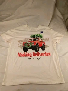 Damen 3 Weihnachts T-Shirts Gr. XS weiß rot grün - Bild 1 von 9