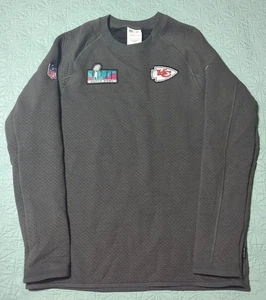 Nike On Field KC Chiefs Super Bowl 57 Noche de Apertura Sudadera Térmica Hombres S - Imagen 1 de 10