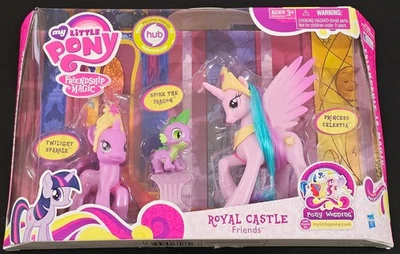 NEW My Little Pony Royal Castle Friends Twilight Sparkle Spike Princess Celestia - Image 1 of 4