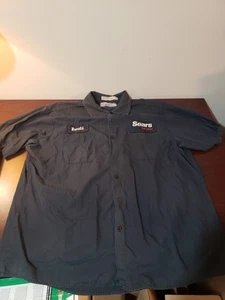 Sears Auto Center Uniform Shirt with Badge Size 1XL - Retail Collectable RARE - Picture 1 of 5