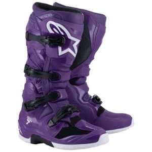 2025 Alpinestars Tech 7 MX Boots - Purple - Size 9 - Picture 1 of 1