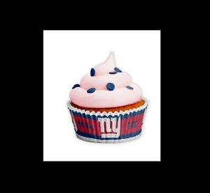 Tazas grandes para hornear de los New York Giants 50 forros por paquete NFL - Imagen 1 de 1