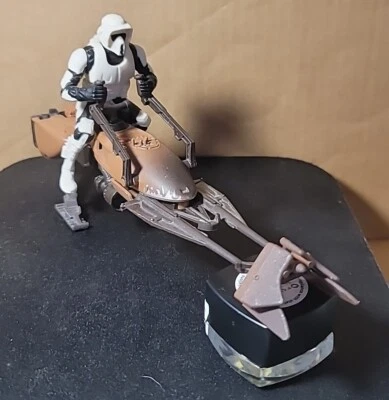星球大战 1995 年 Power Of The Force Imperial Speeder 自行车 带自行车童子军 二手 — 第 1/4 张图片