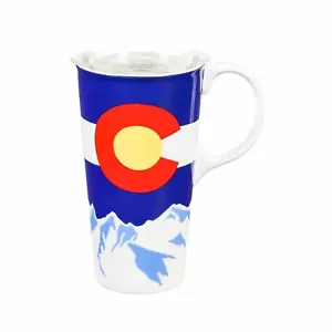 Colorado State Keramik Reise Tasse - 5 x 7 x 4 Zoll - Bild 1 von 3