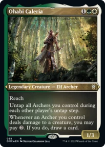 Etched FOIL OHABI CALERIA mtg NM-M Commander Dominaria United Rare - Picture 1 of 1