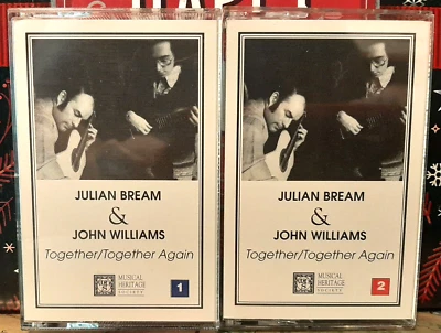 JULIAN BREAM & JOHN WILLIAMS / TOGETHER & TOGETHER AGAIN 2-CASSETTE SET ~ (1994) - Image 1 of 2