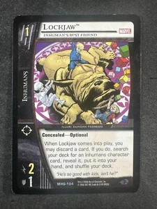 VS System MHG-104 Lockjaw Inhuman's Best Friend Marvel Heralds of Galactus NM/LP - Picture 1 of 2