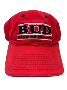 Gorra Bud King of Beers The Game con correa roja alcohol R6D - Imagen 1 de 13