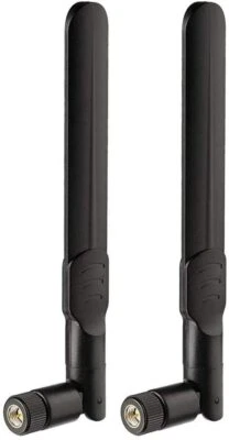 2pcs 4G LTE 8dBi SMA Antenna for Wireless Hotspot Cellular Gateway Trail Camera - Image 1 of 4