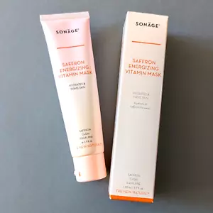 Sonage Saffron Energizing Vitamin Mask - Full Size 1.7oz/50ml Sealed - Picture 1 of 5