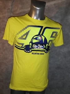 TEE SHIRT MOTO VR46 RACING APPAREL VALENTINO ROSSI CASQUE AGV TAILLE S TBE - Imagen 1 de 4