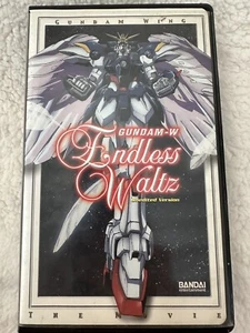 Gundam Wing The Movie: Gundam-W Endless Waltz VHS- Clamshell, Bandai Anime Movie - Picture 1 of 4