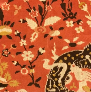 SCHUMACHER Saint Ambrose Coral Animals Remnant New - Picture 1 of 1