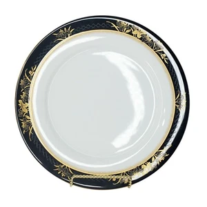 Noritake Legacy Mandalay 3393 Speiseteller 10" Gold auf Kobaltblau Neuwertig - Bild 1 von 7