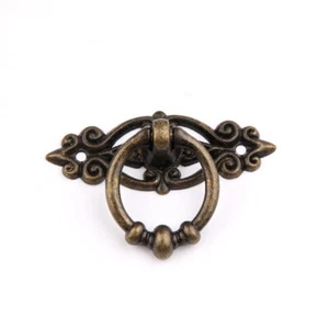 10 Stück Schranktür Eisen Knopf Antik Messing Zug Schrank Schublade Vintage Griffe - Bild 1 von 9
