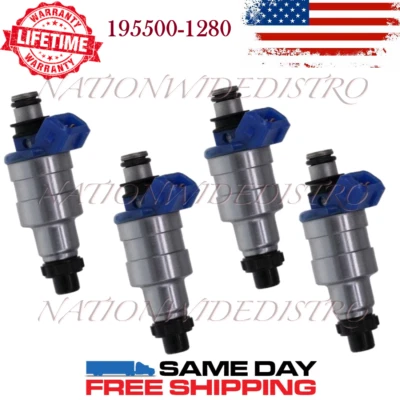 4x Inyectores de combustible Denso OEM para 88-94 Mercury Capri Mazda MX6 929 626 Ford Probe Foto 1 de 4