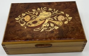 Jewelry/Trinket Box Notturno Intarsio Inlaid Wood Works Factory Made in Italy - Picture 1 of 12
