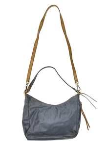 Hobo X5505 Grey Delilah Convertible Leather Hobo Bag Size 11.5x8x4 in - Picture 1 of 4