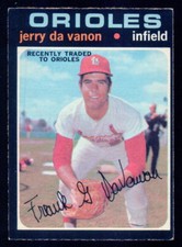 1971 TOPPS OPC O PEE CHEE BASEBALL MLB #32 Jerry DaVanon NM Baltimore Orioles